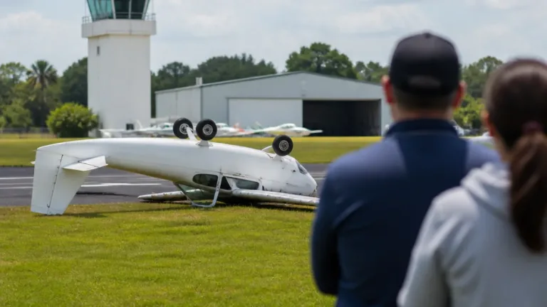 Accidente de avioneta en Caldas de Reis deja dos heridos, uno de ellos grave