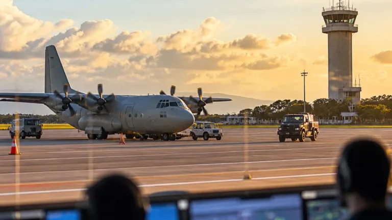 Avión militar estadounidense (SHARK99) figura en programación a Puerto Príncipe en medio de operativo