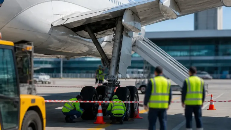 Avión de American procedente de Barcelona sufre reventón de dos neumáticos al aterrizar en Chicago